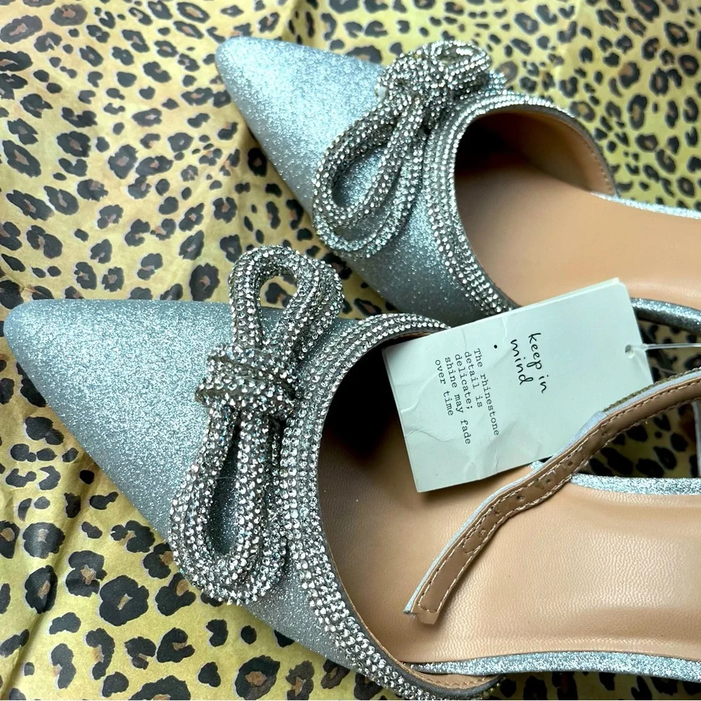NEW Rhinestone Heels - Picture 7 of 9